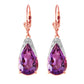 Moonlit Serenity Amethyst Earrings