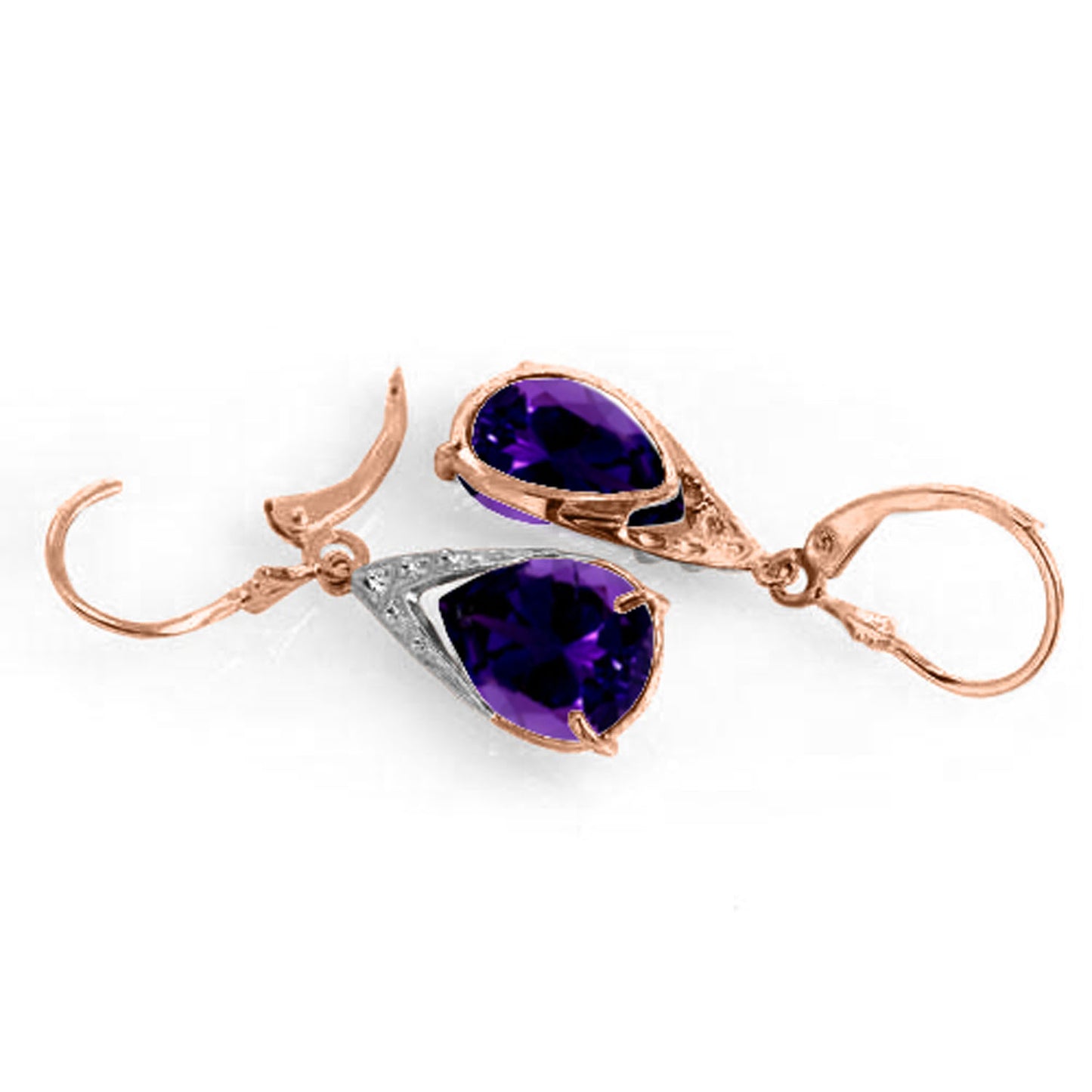 Moonlit Serenity Amethyst Earrings