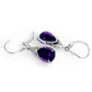 Moonlit Serenity Amethyst Earrings