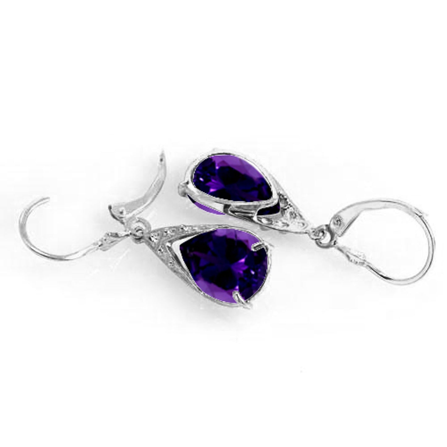 Moonlit Serenity Amethyst Earrings