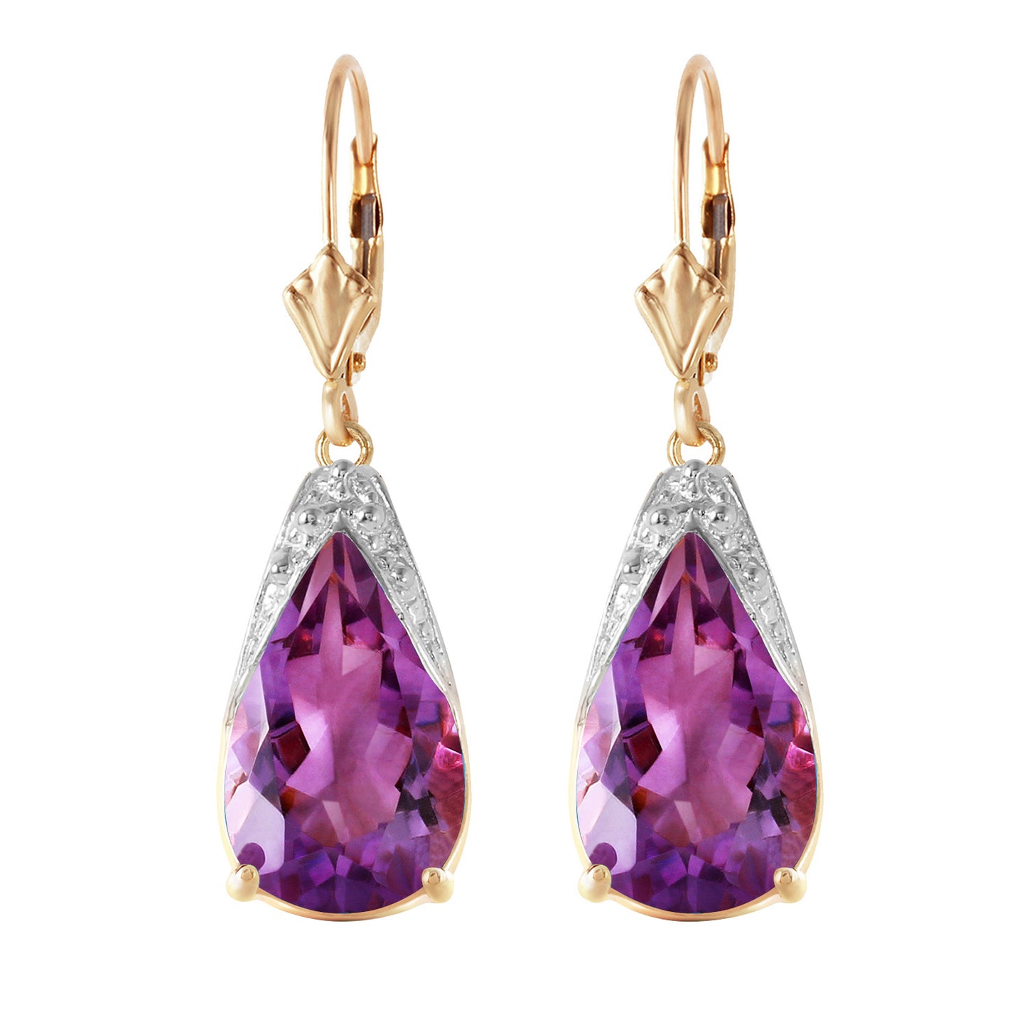 Moonlit Serenity Amethyst Earrings