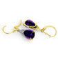 Moonlit Serenity Amethyst Earrings