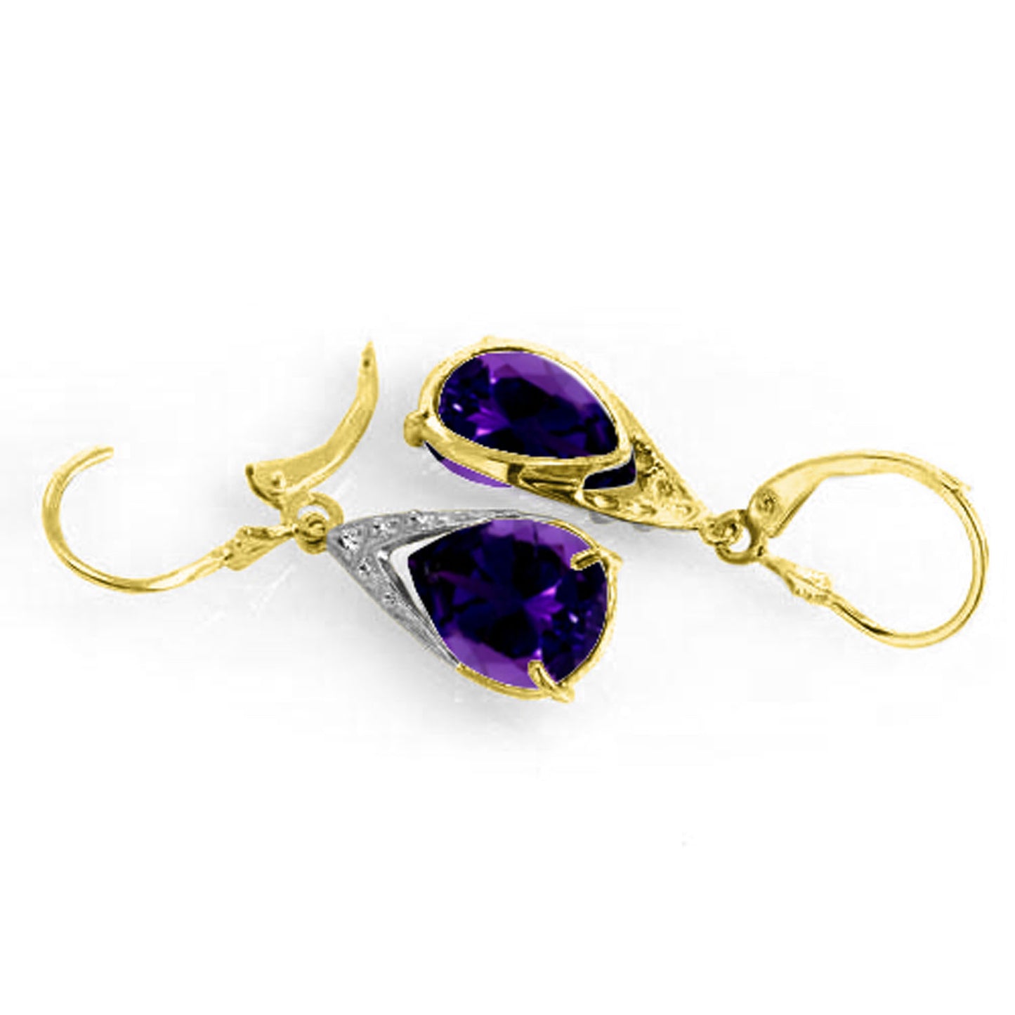 Moonlit Serenity Amethyst Earrings