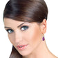 Moonlit Serenity Amethyst Earrings