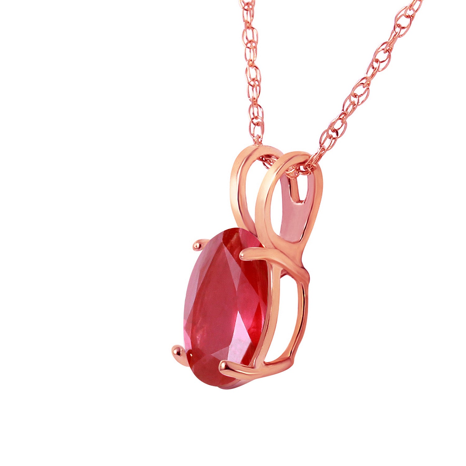 Tranquil Moon Ruby Necklace