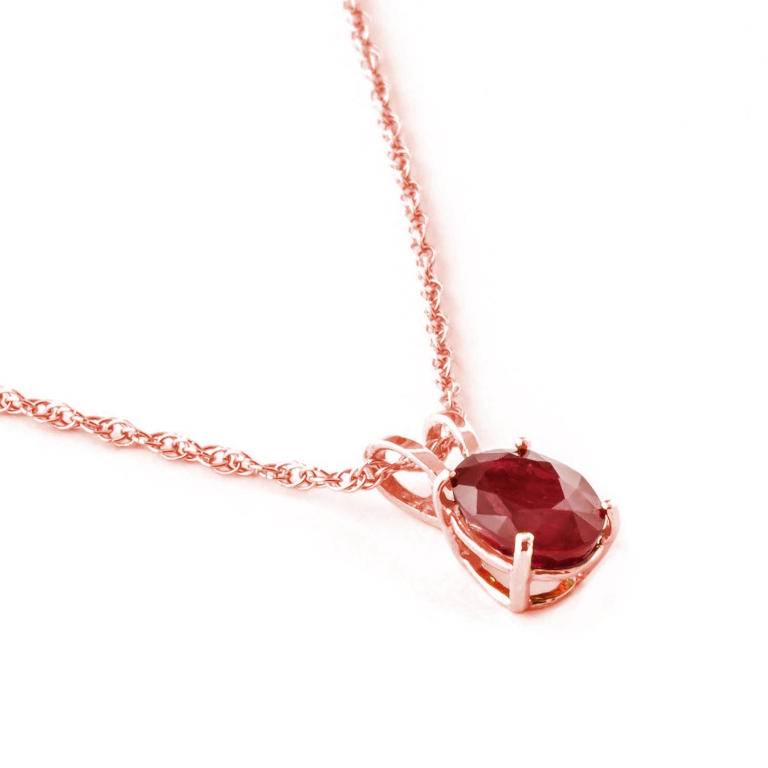 Tranquil Moon Ruby Necklace