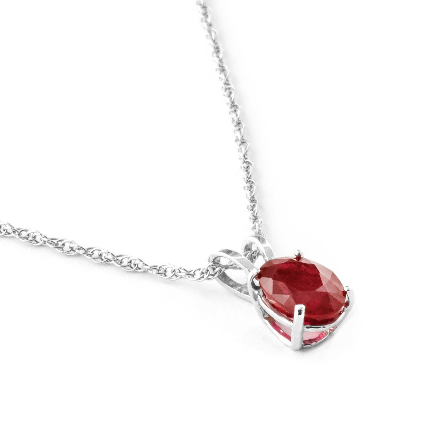 Tranquil Moon Ruby Necklace