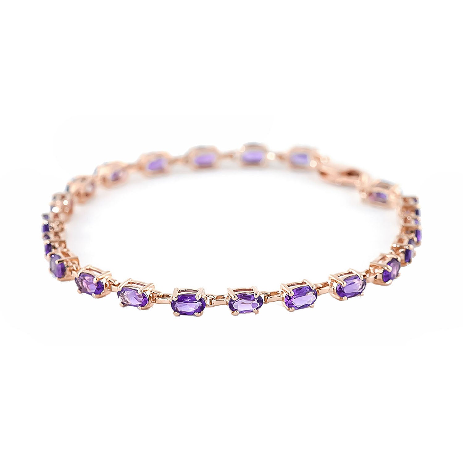 Timeless Essentials Amethyst Tennis Bracelet