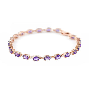Timeless Essentials Amethyst Tennis Bracelet