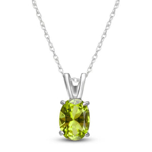 Tranquil Moon Peridot Necklace