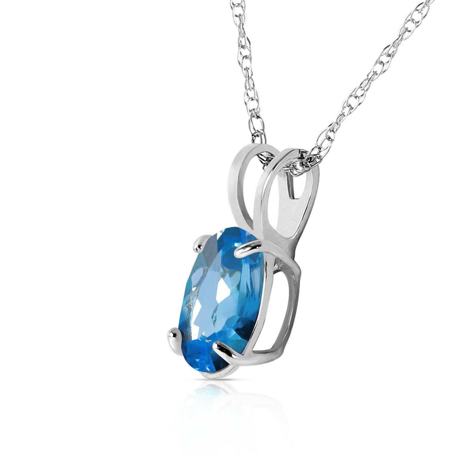 Tranquil Moon Blue Topaz Necklace