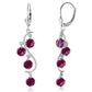 Whispering Tiers Amethyst Earrings
