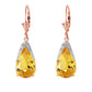 Moonlit Serenity Citrine Earrings