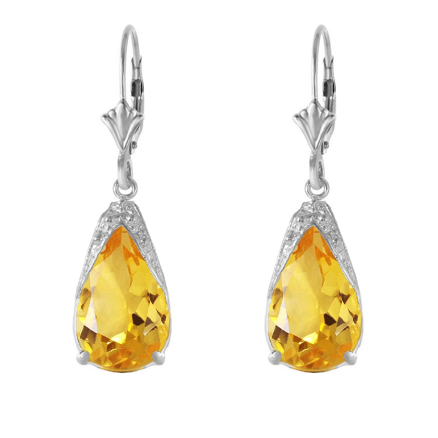 Moonlit Serenity Citrine Earrings