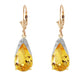 Moonlit Serenity Citrine Earrings
