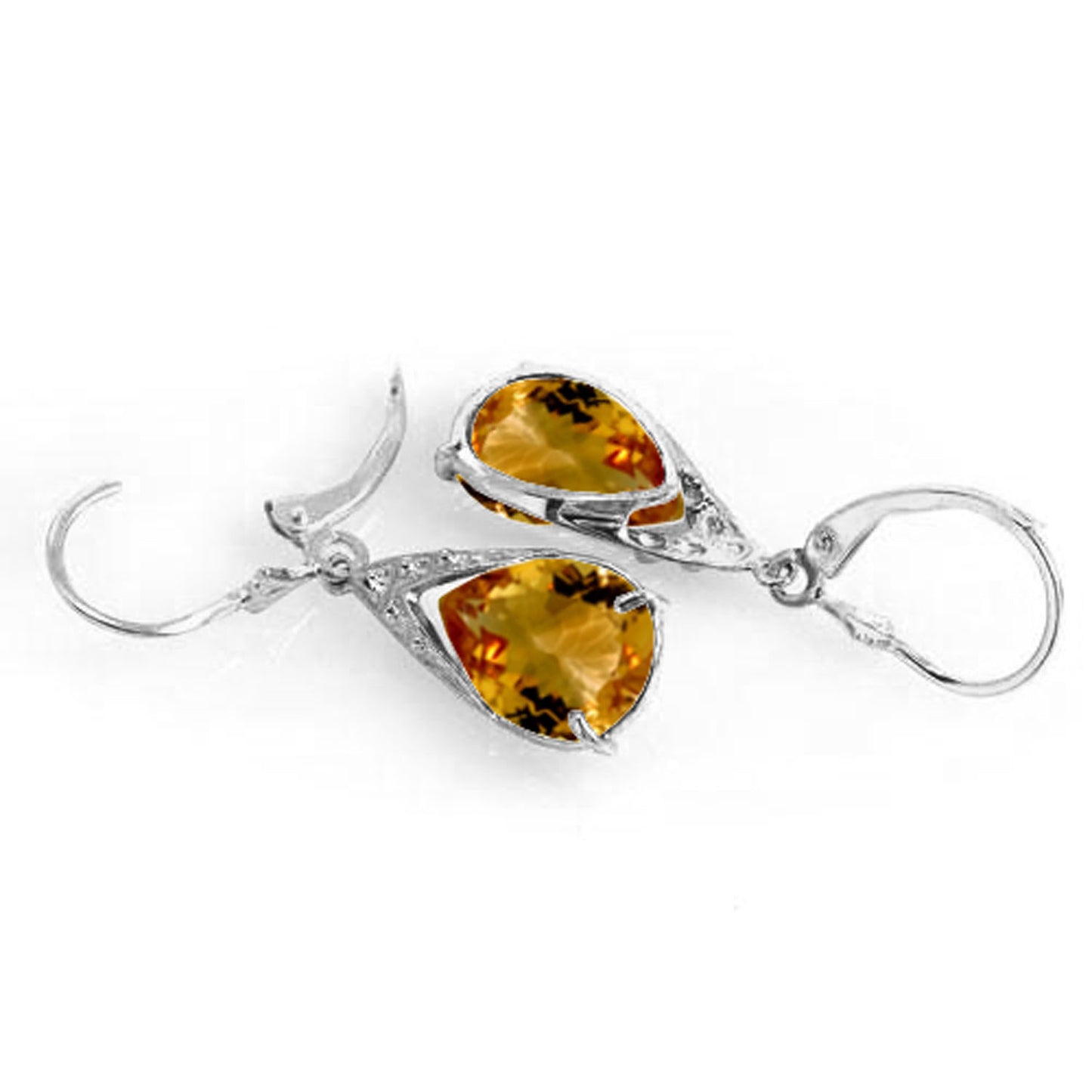 Moonlit Serenity Citrine Earrings