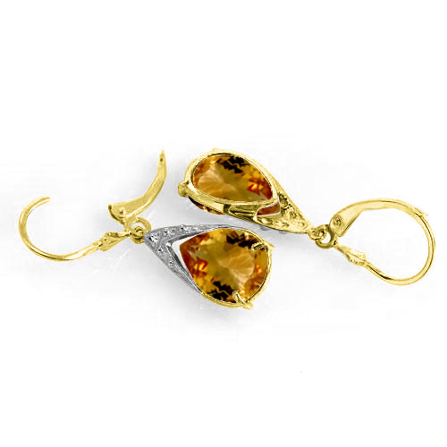 Moonlit Serenity Citrine Earrings