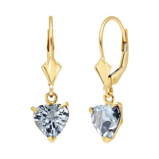 Eternal Love Aquamarine Earrings