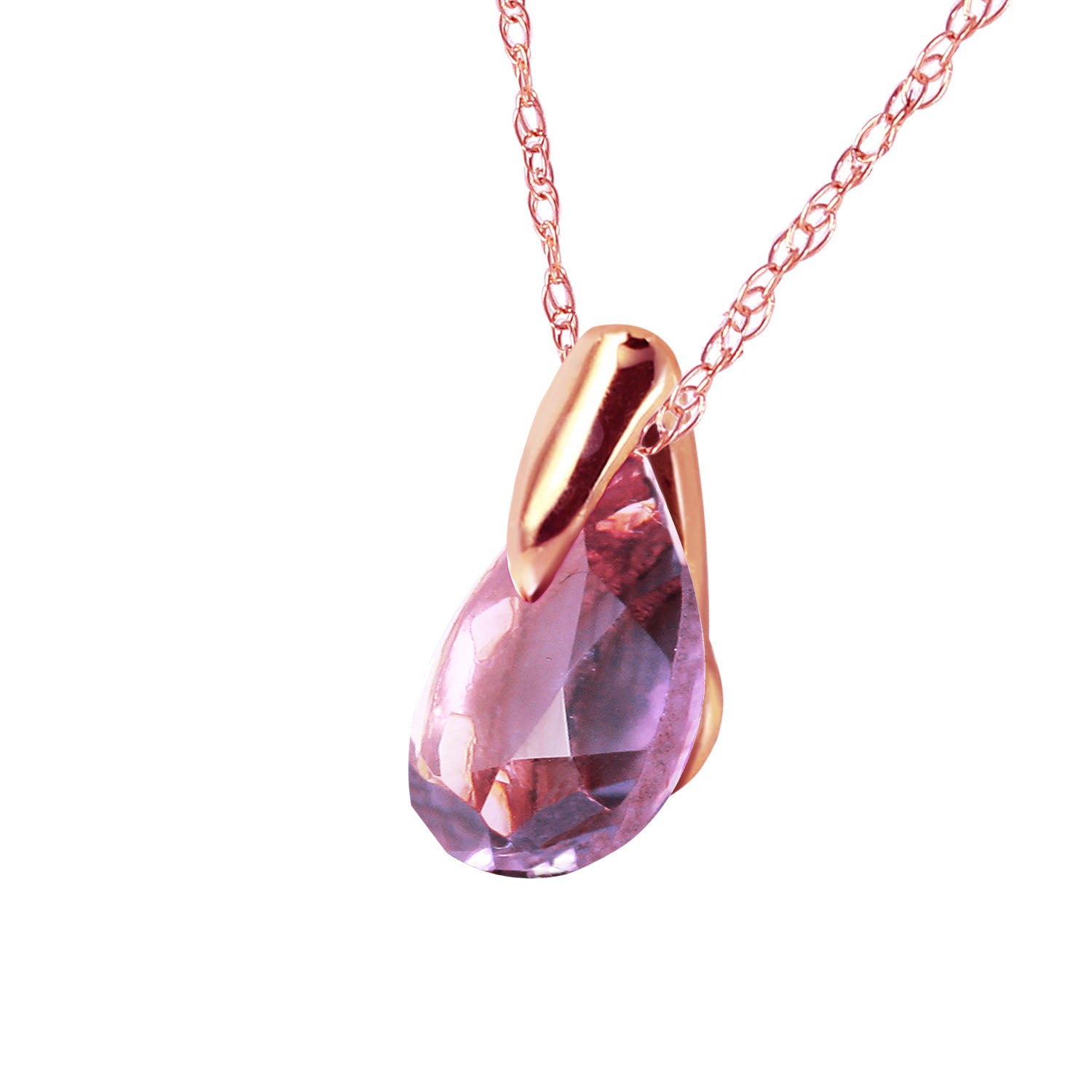 Hidden Light Amethyst Necklace