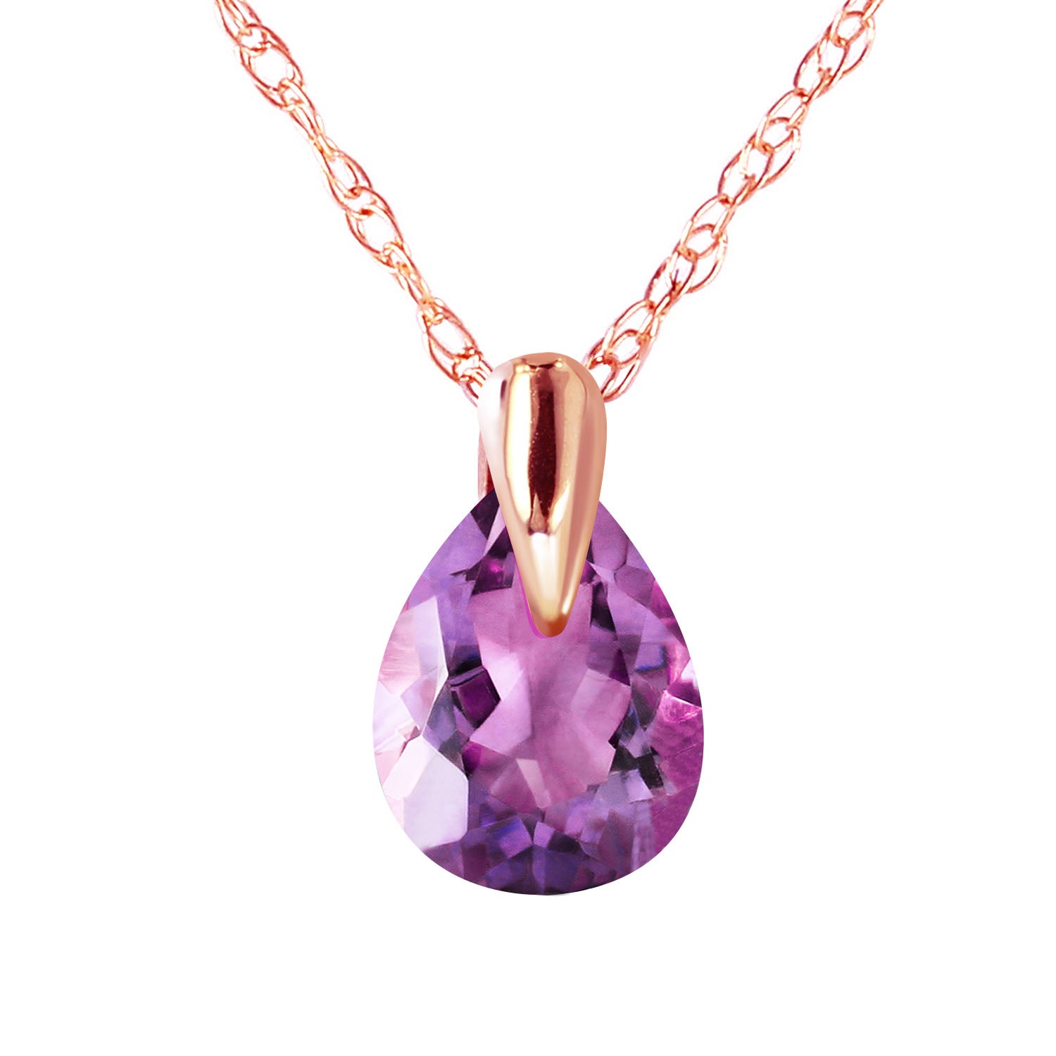 Hidden Light Amethyst Necklace