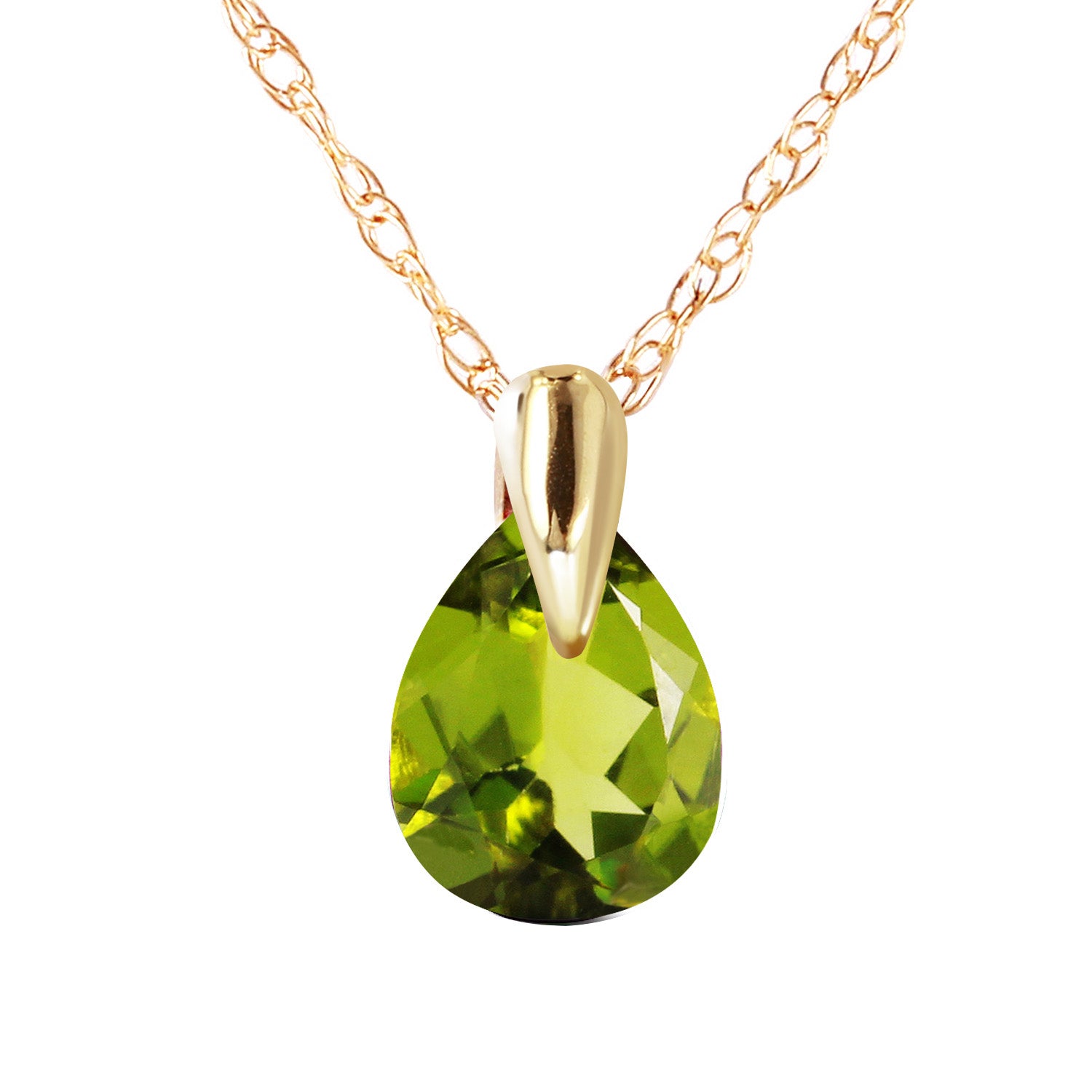 Hidden Light Peridot Necklace