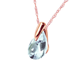 Hidden Light Aquamarine Necklace