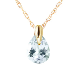 Hidden Light Aquamarine Necklace