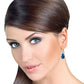 Moonlit Serenity Blue Topaz Earrings