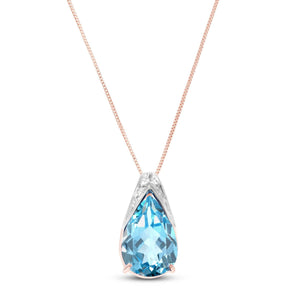 Moonlit Serenity Blue Topaz Chain