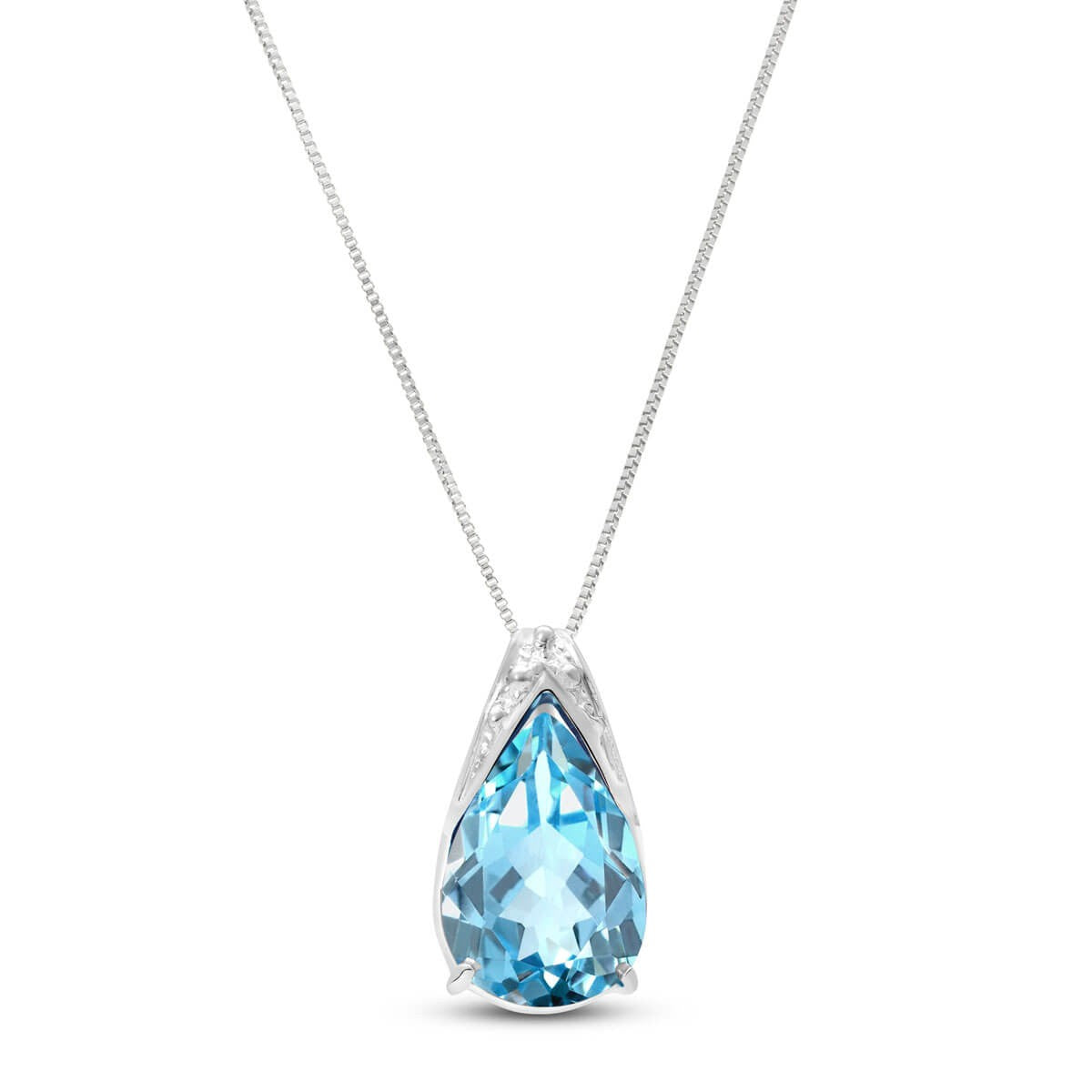 Moonlit Serenity Blue Topaz Chain