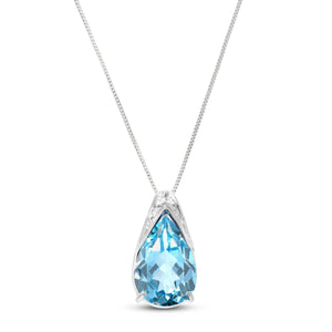Moonlit Serenity Blue Topaz Chain
