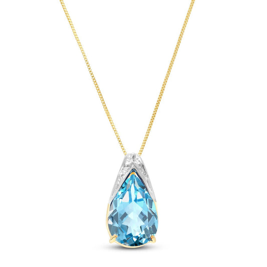 Moonlit Serenity Blue Topaz Chain