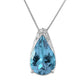 Moonlit Serenity Blue Topaz Chain