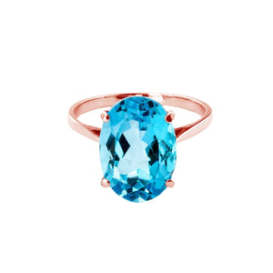 Pure Essence Blue Topaz Ring