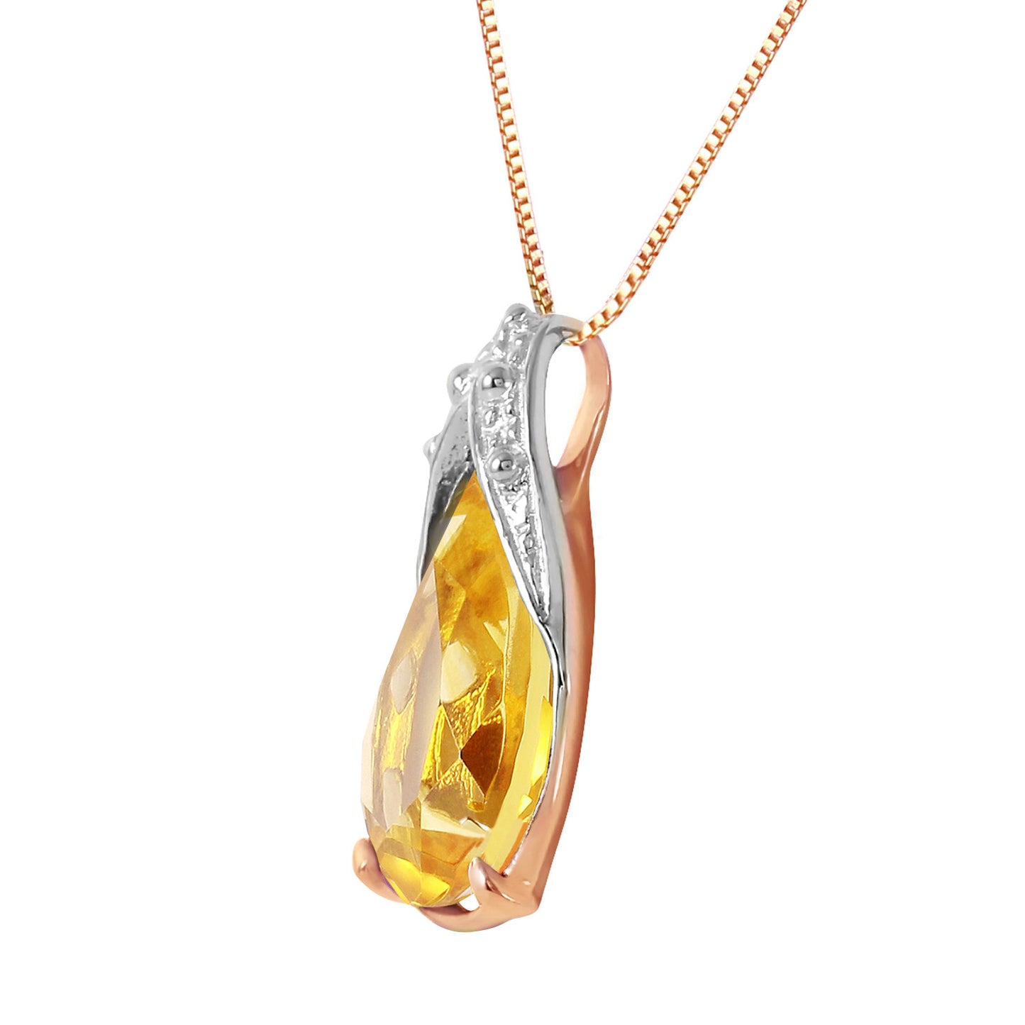 Moonlit Serenity Citrine Chain