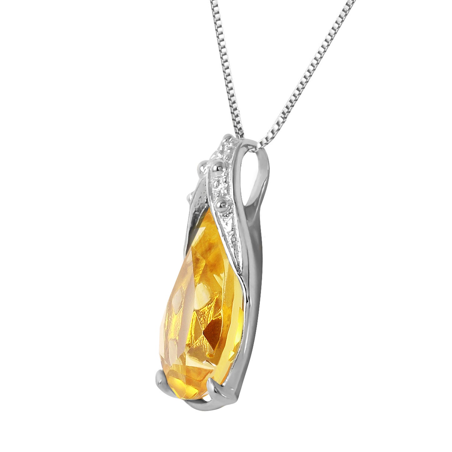 Moonlit Serenity Citrine Chain