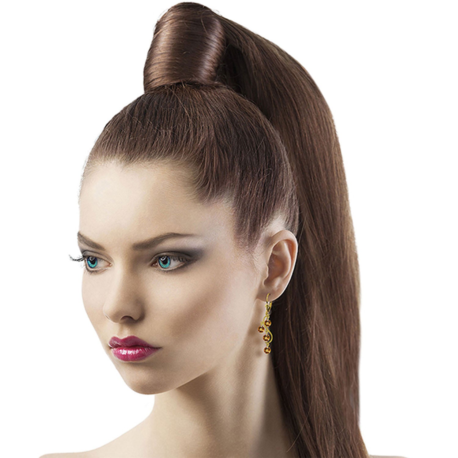 Radiant Drops Citrine Leverback Earrings