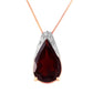 Moonlit Serenity Garnet Chain