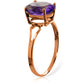 Gleaming Glow Amethyst Ring