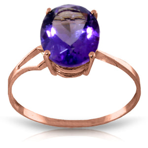 Gleaming Glow Amethyst Ring