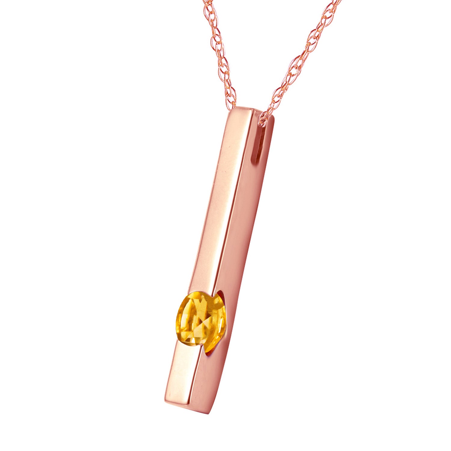 Sunset Glow Citrine Necklace