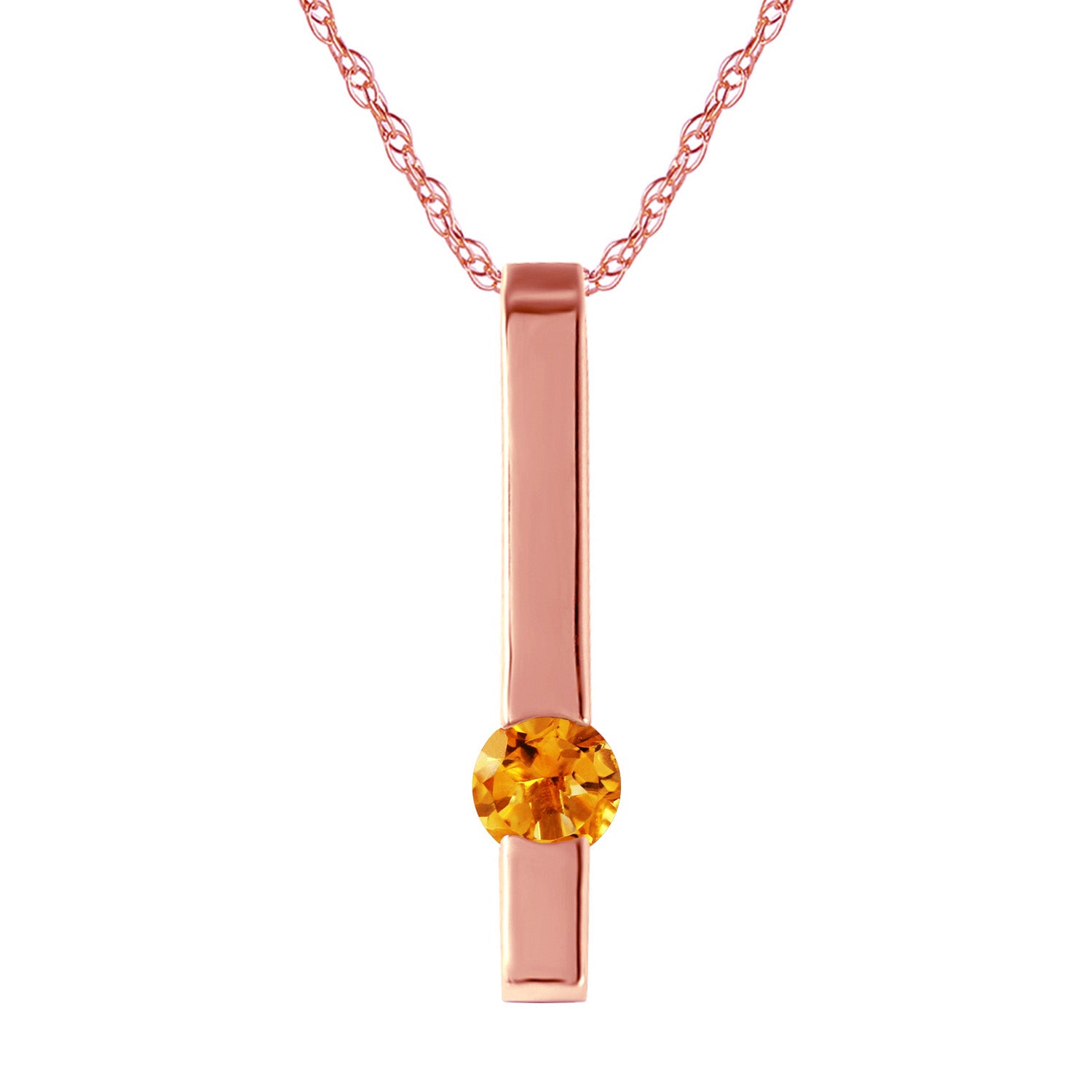 Sunset Glow Citrine Necklace