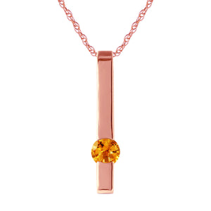 Sunset Glow Citrine Necklace