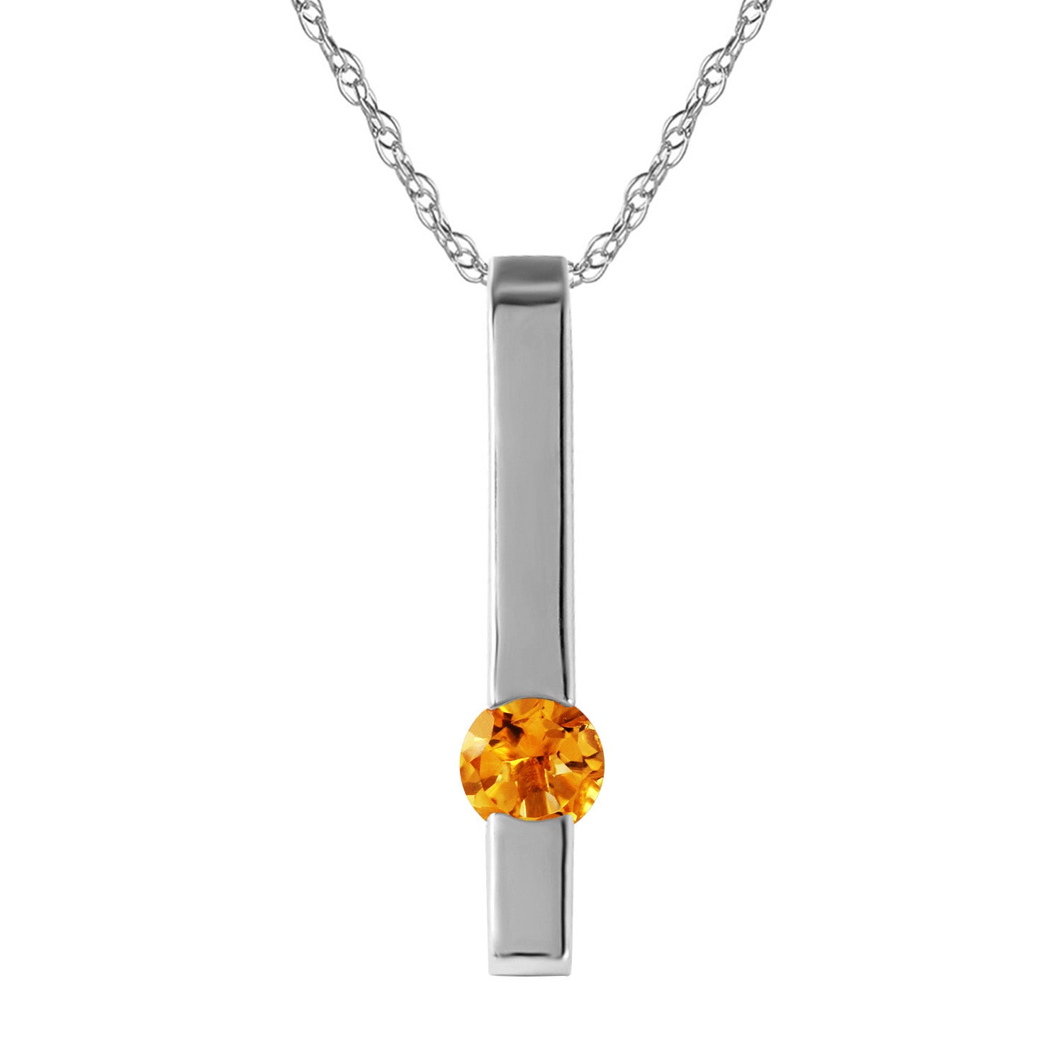 Sunset Glow Citrine Necklace