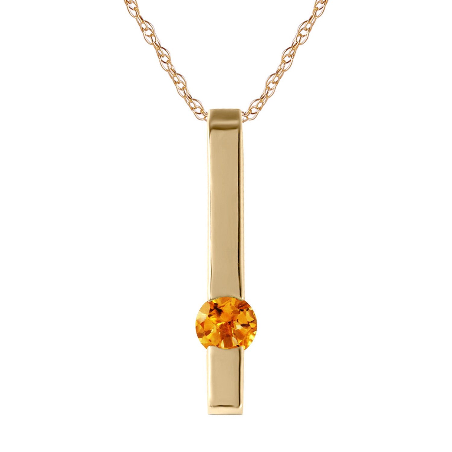 Sunset Glow Citrine Necklace