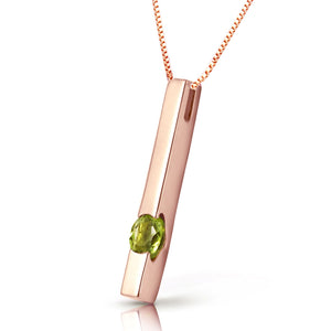Sunset Glow Peridot Necklace