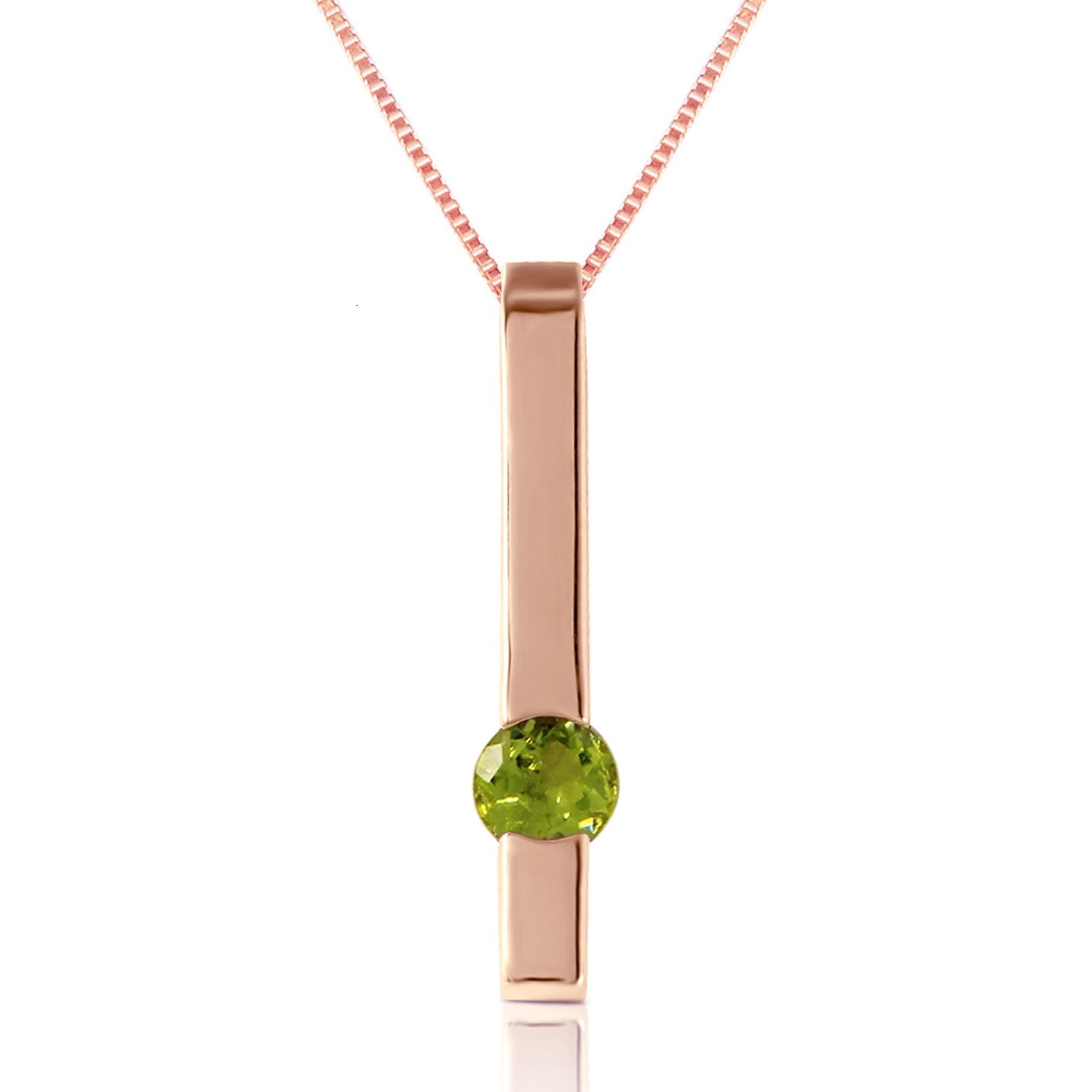 Sunset Glow Peridot Necklace