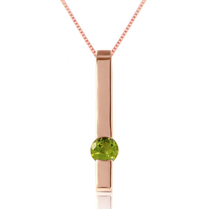 Sunset Glow Peridot Necklace