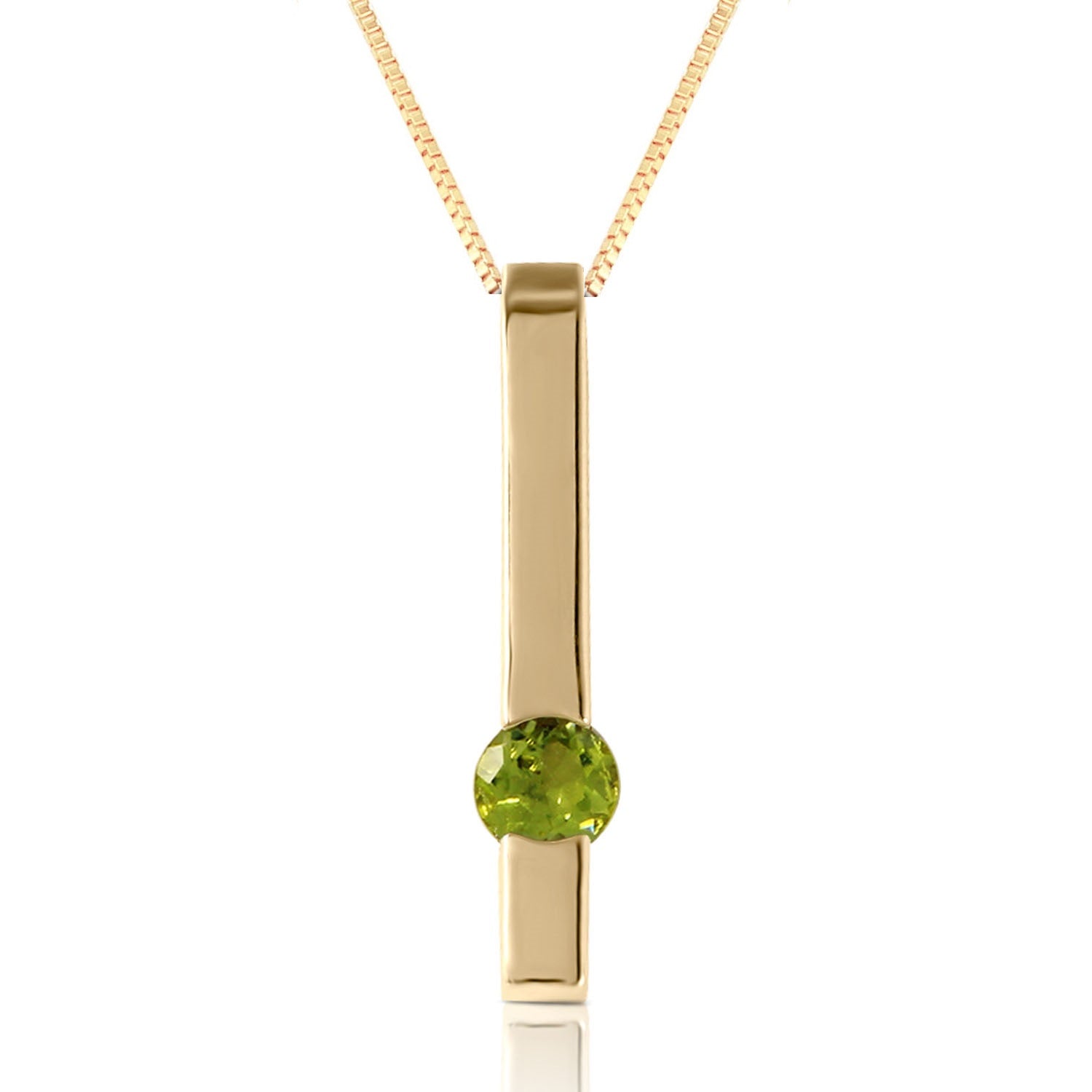 Sunset Glow Peridot Necklace