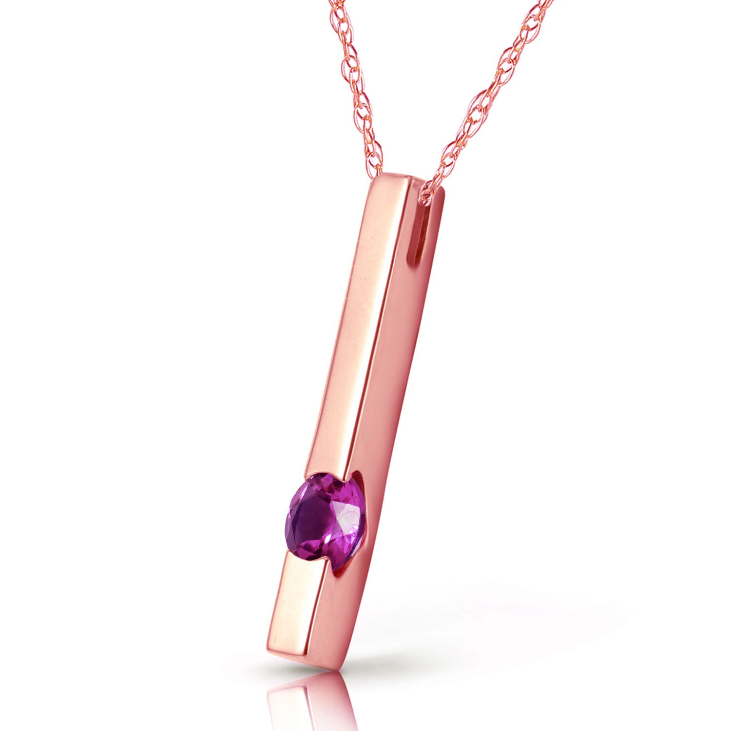 Sunset Glow Amethyst Necklace